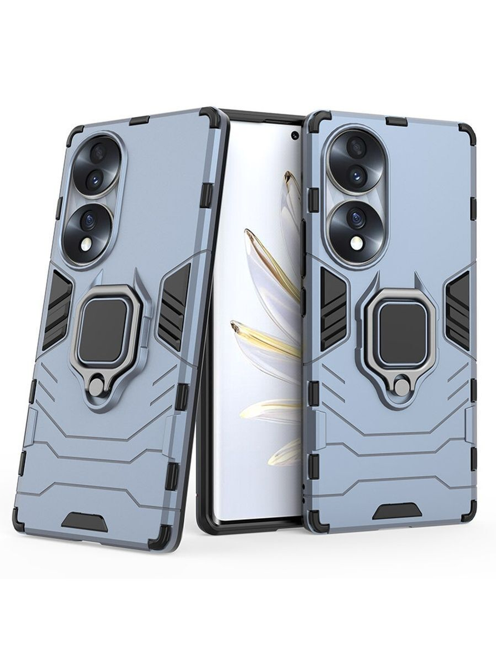 Противоударный чехол с кольцом Panther Case для Honor 70