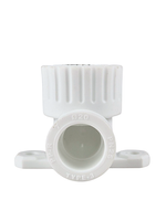 Угольник комбинированный с креплением PPR внутренняя резьба 20х 1/2,  белый, РТП (75/25)