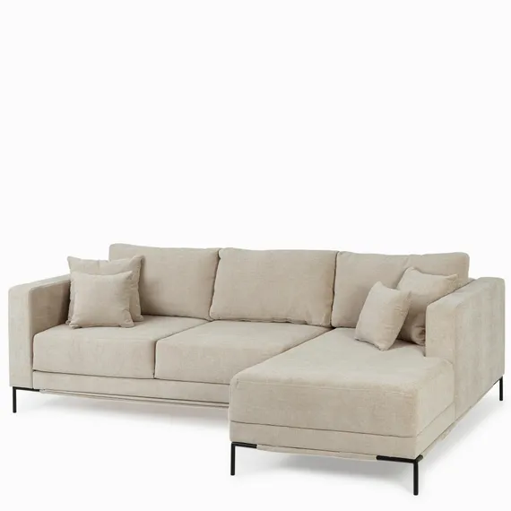 Диван раскладной Colston правосторонний 288 см, бежевый