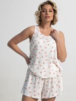 Костюм домашний с шортами Мила (белый) К15212-1М LT Collection