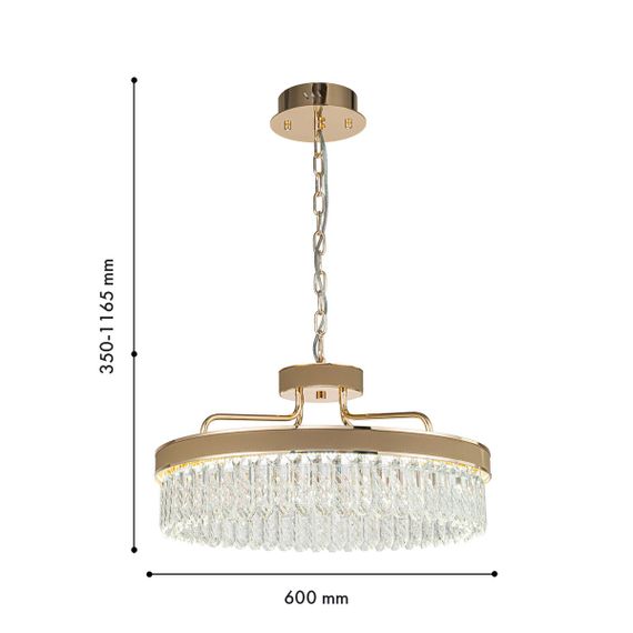 Подвесной светодиодный светильник Favourite Visconte 4304-6P