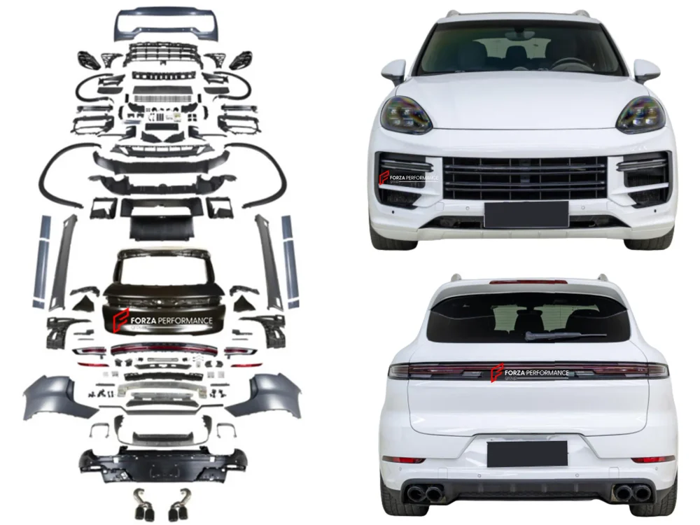 Обвес переделка в стиле 9Y0.2 Turbo 2023+ для PORSCHE CAYENNE 958.2 2015–2018