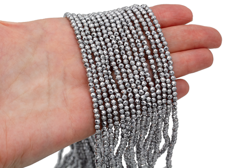 Нить бусин из гематита 3,2мм, огранка