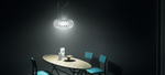 Pendant design lamp CABOCHE media by Foscarini (Clear)