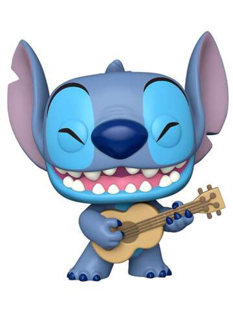 Фигурка Funko POP! Disney Lilo & Stitch Stitch with Ukelele (Exc) 10" (1419) 76786