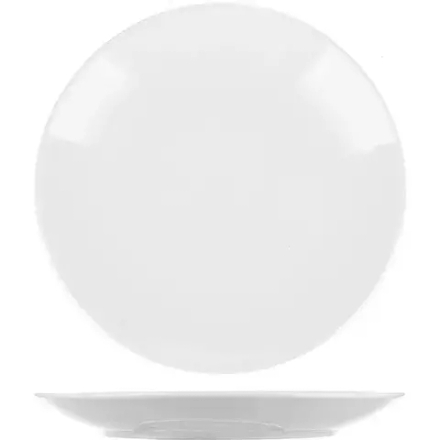 Тарелка мелкая «Универсал» фарфор D=24,H=3см белый арт. 03012946