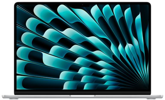 Apple MacBook Air 15" (M3, 8C CPU/10C GPU, 2024), 8 ГБ, 256 ГБ SSD, серебристый