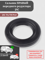 Сальник ЛЕВЫЙ переднего редуктора JAC T6 (2015-н.в.)/ JAC T8 Pro (2023-н.в.) C230200100052