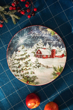 Тарелка обеденная 28см Certified International Corp Тихая ночь