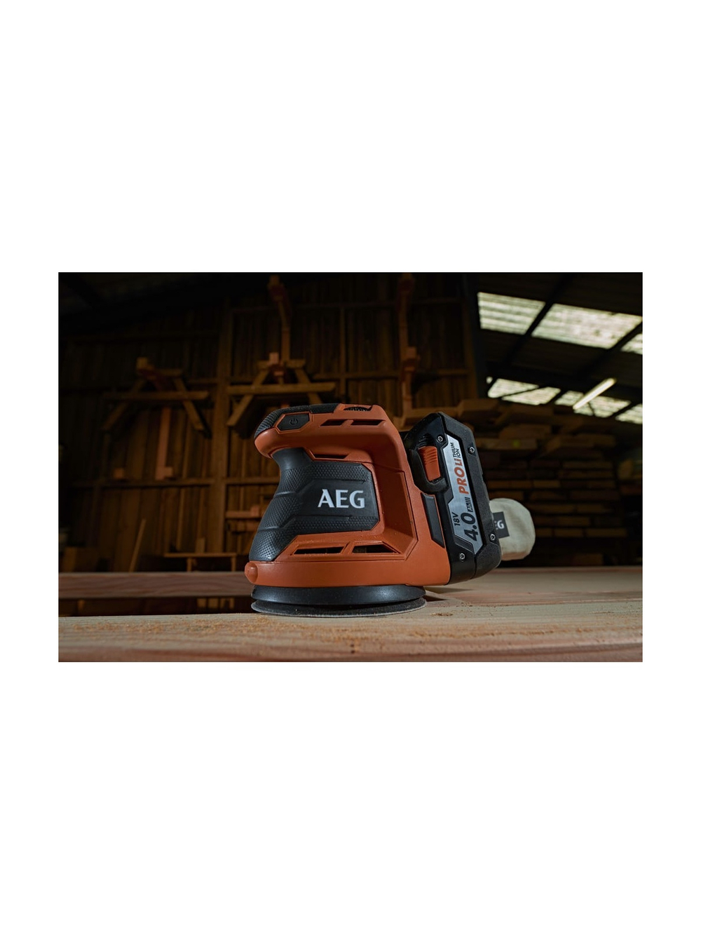 Эксцентриковая шлифмашина AEG BEX18-125-0 4935451086