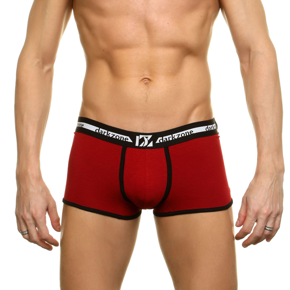 Бордовые мужские трусы-боксеры (Размер: M) (Цвет: бордовый)