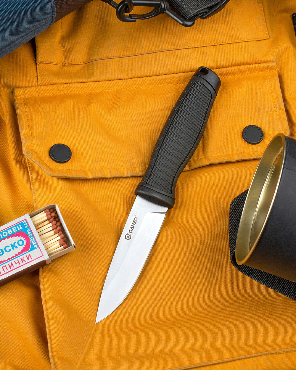 Нож Ganzo G806 черный, G806-BK