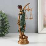 Сувенир полистоун "Фемида - Богиня правосудия с мечом и весами" 7х5,5х20 см