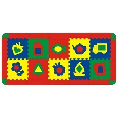 Коврик Геометрические фигуры, 150х68 см