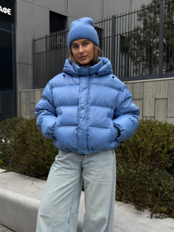 Пуховик Twin голубой