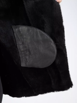 Дубленка зима короткая натуральная авиатор