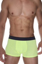 Неоново-жёлтые хлопковые трусы-боксеры (Размер: M) (Цвет: желтый)