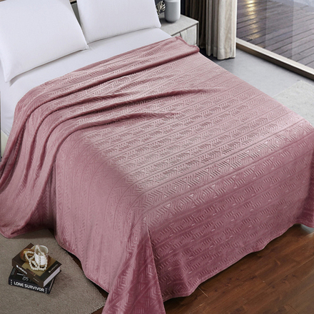 Плед "АВТ. ЛА ФОРЕСТА-010", микрофибра, Россия.