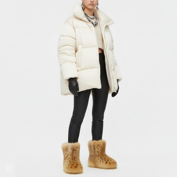 Унты укороченные женские из рыси