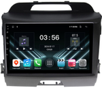 Магнитола для KIA Sportage 3 2010-2016 (без штатного усилителя) - FarCar DX9-7071L монитор 9" IPS на Android 13, 4+64Гб, CarPlay