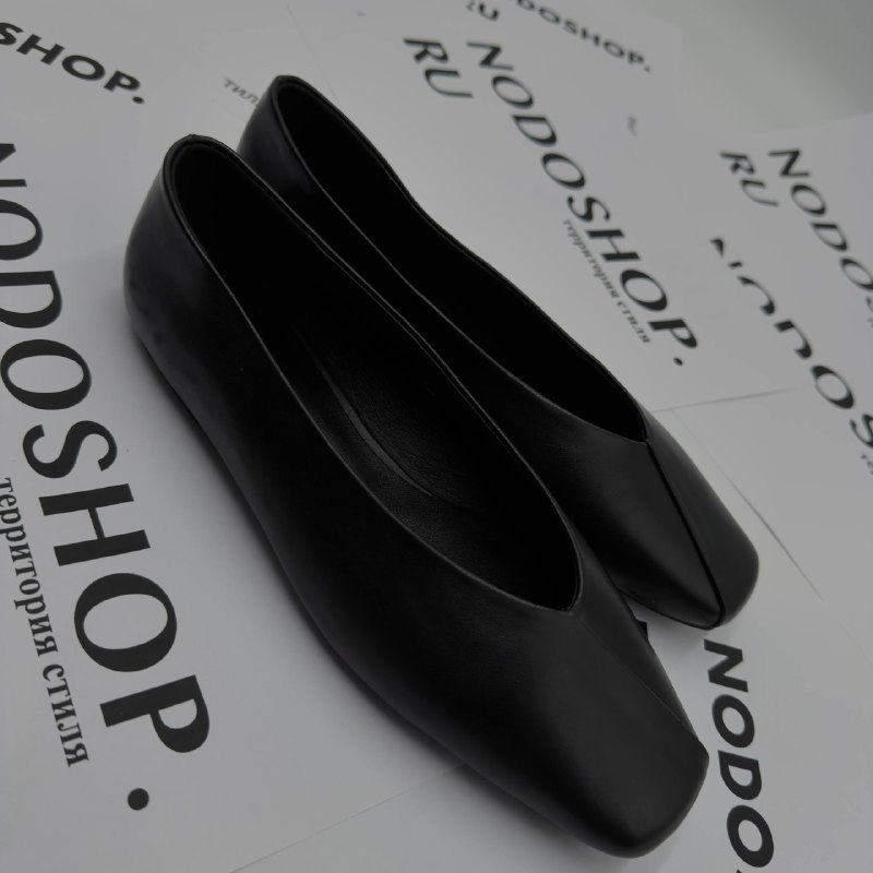 Туфли женские натуральная кожа артикул 8059-1 цвет"чёрный"