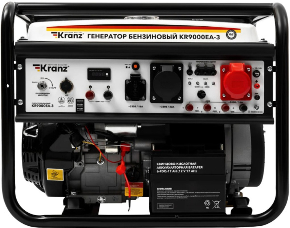 Генератор бензиновый KRANZ KR9000EA-3