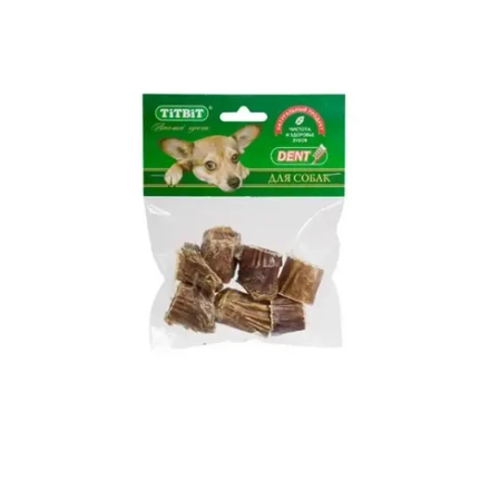 Лакомства для собак Колечки из пищевода, 28г ТитБит