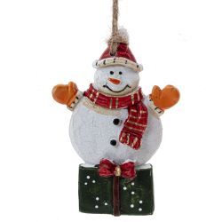 GAEM Изделие декоративное подвесное "Лошадка/Олень/Сани/Снеговик",L5,5 W0,5 H8,5 см, 4в.