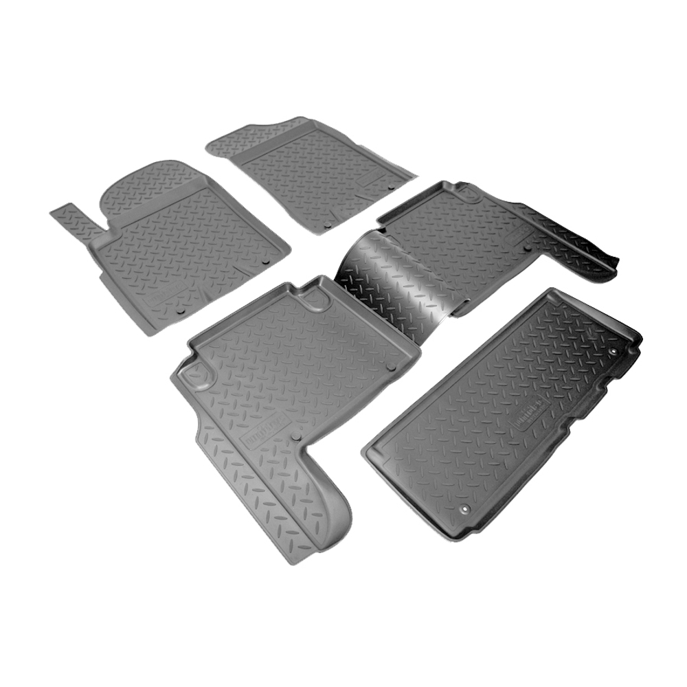 Ковры в салон Norplast/Unidec для Nissan Patrol (2010-)Полиуретан,Черный, арт.NPL-Po-61-49