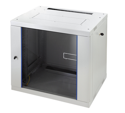 Шкаф настенный 19", 12U Eurolan 60W-12-66-31GY