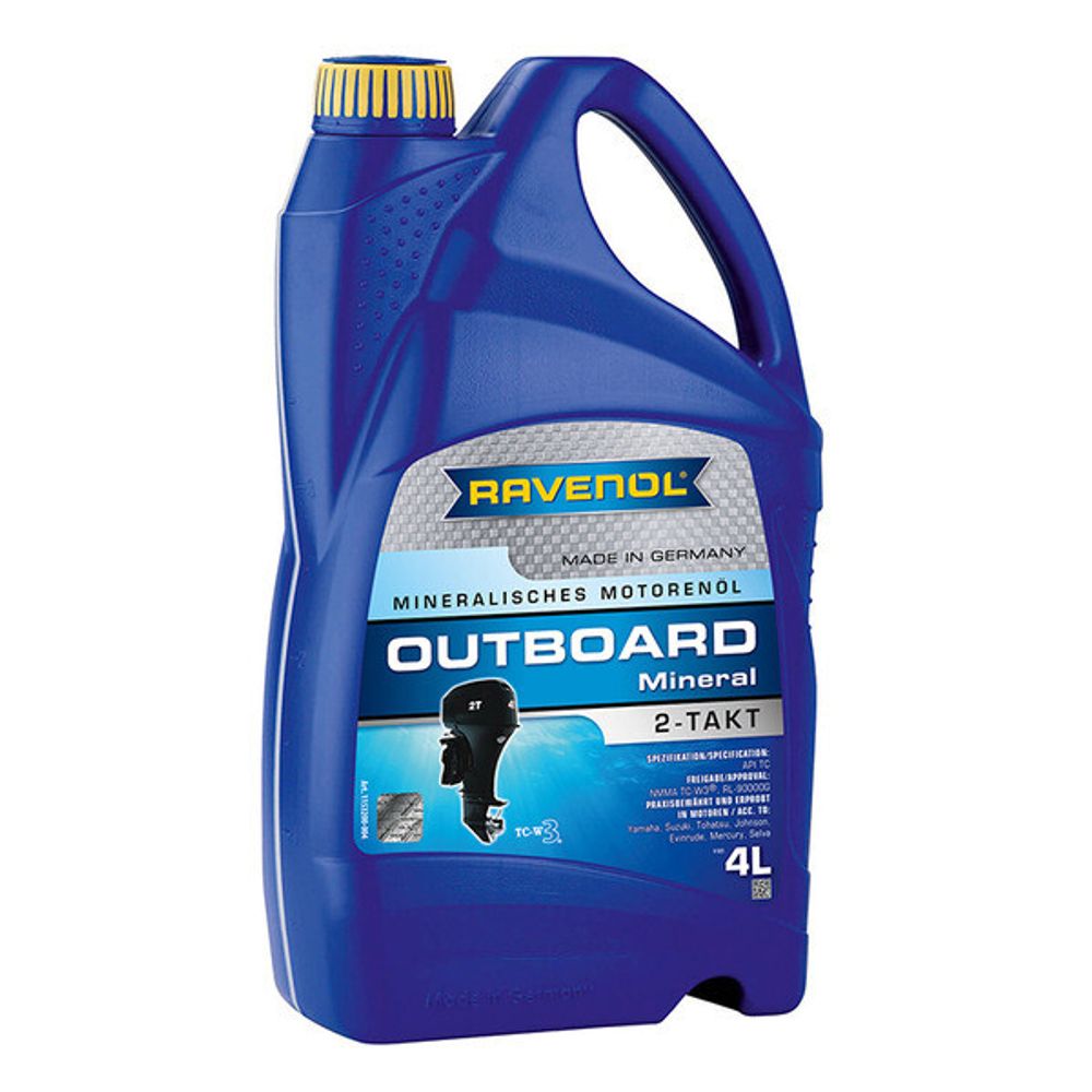 Масло Ravenol Outboard 2T Mineral 4L