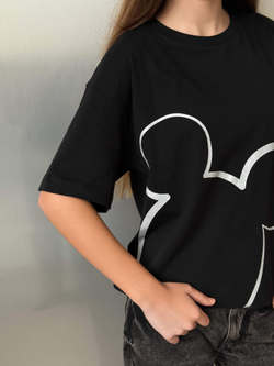 Футболка для девочки маус