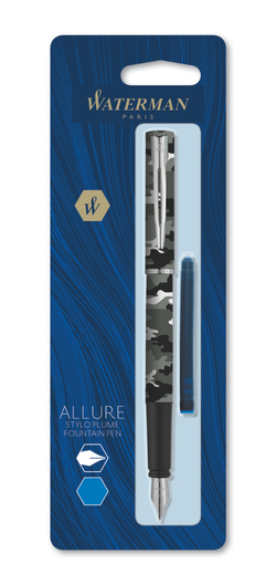Перьевая ручка Waterman Allure Camo CT в блистере