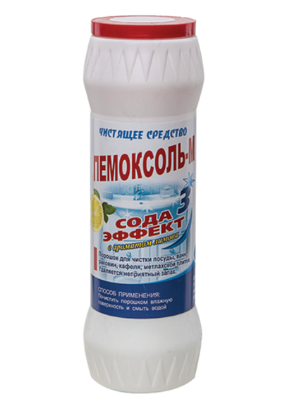 Чистящее средство "ПЕМОКСОЛЬ" ЛИМОН. Сода 3 Эффект 400 гр. (30шт) БАНКА 604535