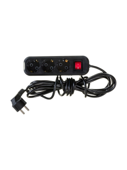 Бытовой удлинитель Gigant с заземлением ПВС 3x0,75 3 гнезда 5м 80091