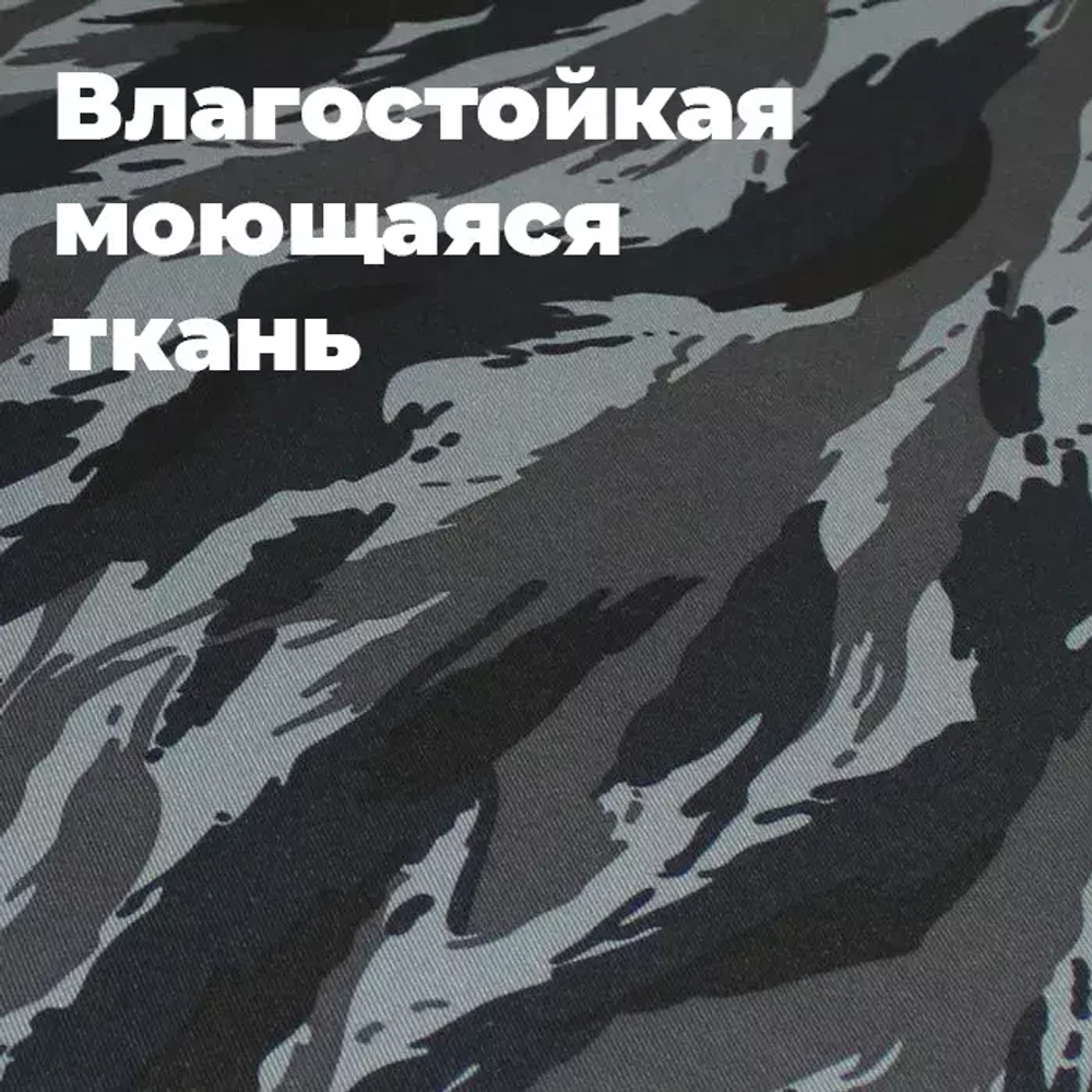 Лежак для средней собаки размер L антивандальная ткань разборный синий хаки Brutal Heart