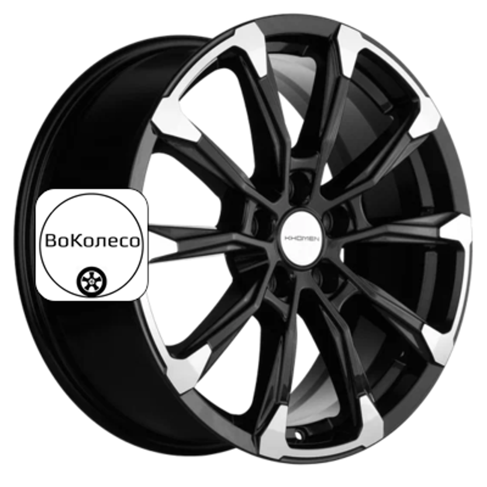 7,5x18/5x114,3 ET45 D67,1 KHW1808 (Xceed/CX-3/5) Black-FP Khomen Wheels