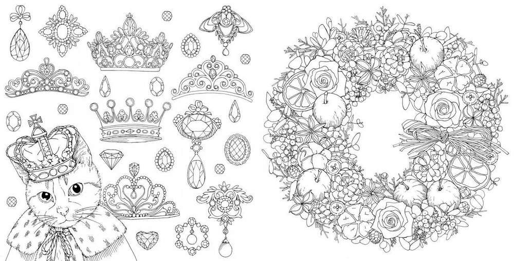 Rhapsody in The Forest. Coloring Book