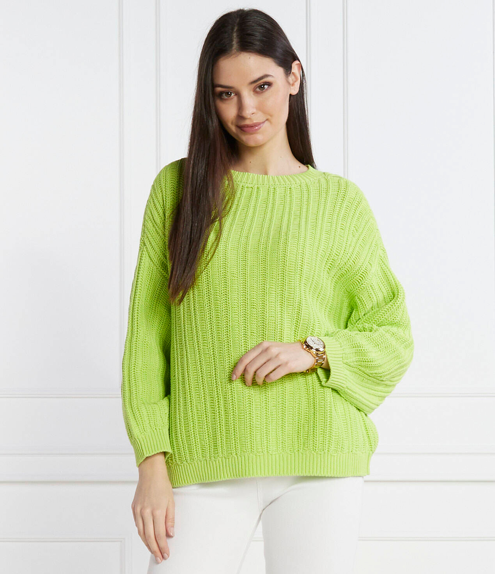 Свитер MAGLIA Liviana Conti - лимонный(F4SB55)