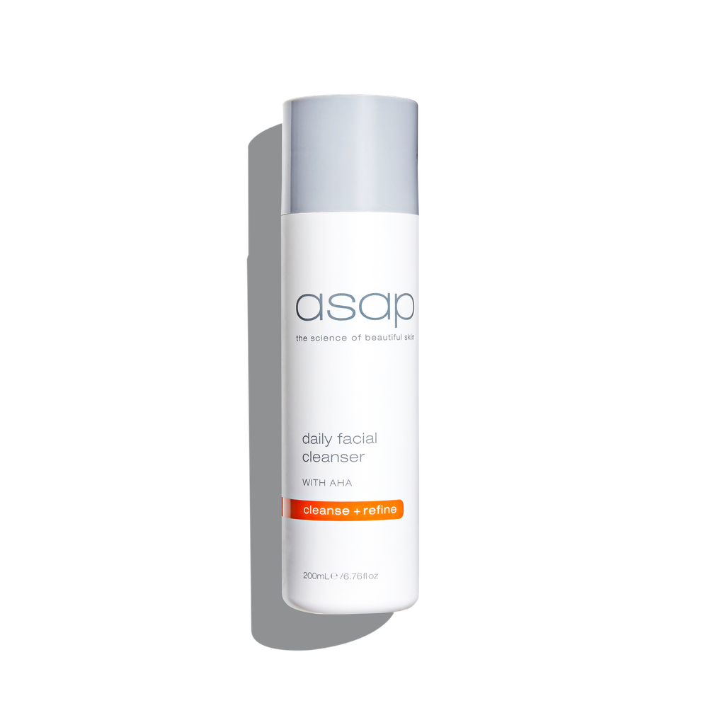 Asap Daily facial cleanser, 200 ml / Очищающее молочко с гликолевой кислотой для ежедневного применения