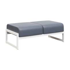 Module Банкетка двухместная MD.B2 Oregon 17/Металл Белый 1255*700*460