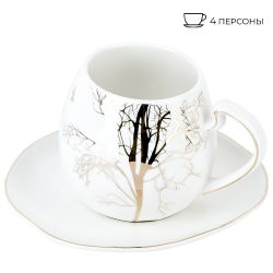 Набор 8 пр. " . Golden Forest" (4 персоны) v=280мл (подарочная упаковка)