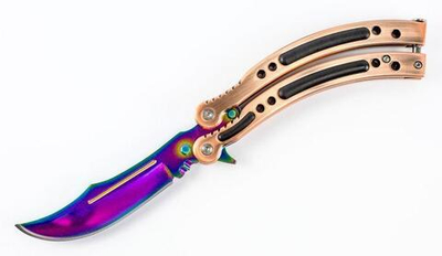 Нож-бабочка (балисонг) CS GO градиент