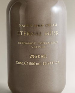 Zara Home Крем для тела Eternal Musk 500 мл питательный, парфюмированный, аромат ароматический