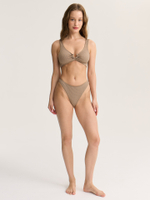 Купальные трусы бикини с фурнитурой