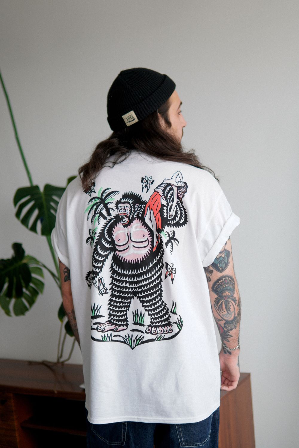 Футболка Old Lizard Gorilla Белая