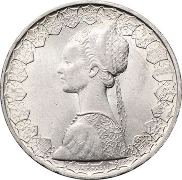 500 лир 1958 Италия. Корабли Колумба