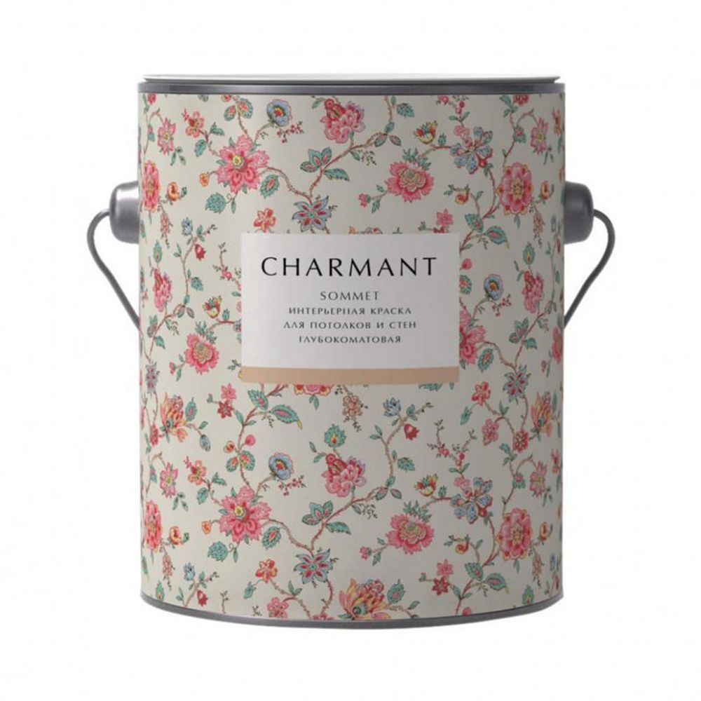 Интерьерная краска для стен и потолков Charmant Sommet база A, 2,7 л