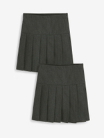 Юбка школьная для девочки Next 712-561, 2 шт., Серый
