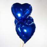 Шар (18"/46 см) Сердце, Синий